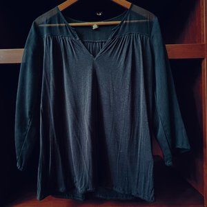 Free People "Joie"  Black Top, Like New